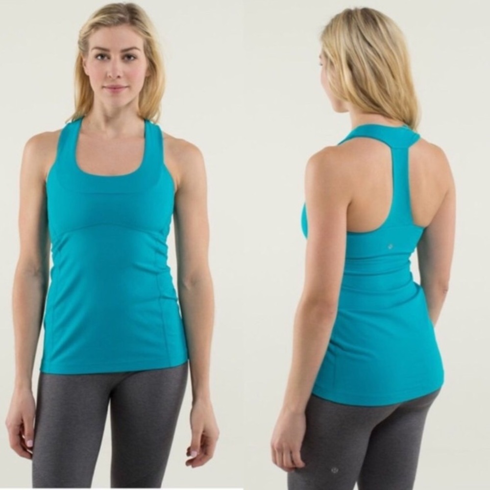 Lululemon Scoop Neck Tank Top Racerback Tu…